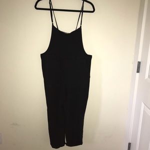 Brandy Melville Black jade overalls